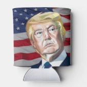Trump 45ste President van de VS Blikjeskoeler (Achterkant)