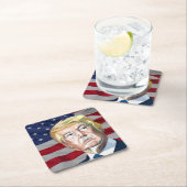 Trump 45ste President van de VS Kartonnen Onderzetters (Insitu)