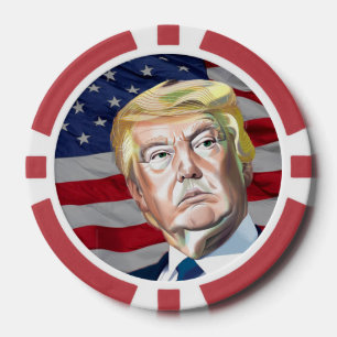 Trump 45ste President van de VS Poker Chips
