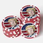 Trump 45ste President van de VS Poker Chips (Opstapeling)