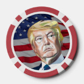 Trump 45ste President van de VS Poker Chips (Achterkant)