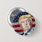 Trump 45ste President van de VS Ronde Button 5,7 Cm (Voorkant /achterkant)