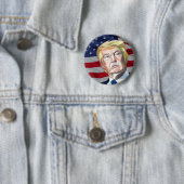 Trump 45ste President van de VS Ronde Button 5,7 Cm (In situ)