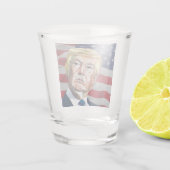 Trump 45ste President van de VS Shot Glas (Achterkant)