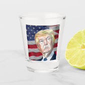 Trump 45ste President van de VS Shot Glas (Voorkant)