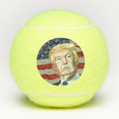 Trump 45ste President van de VS Tennisballen (Voorkant)