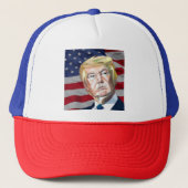 Trump 45ste President van de VS Trucker Pet (Voorkant)