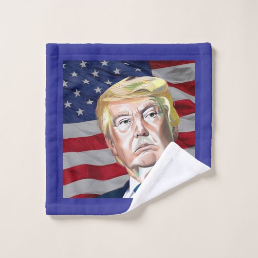 Trump 45ste President van de VS Washandje (Wasdoekje)