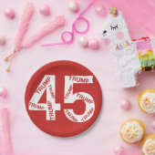 TRUMP 45th President of the USA Paper Bord (Feest)