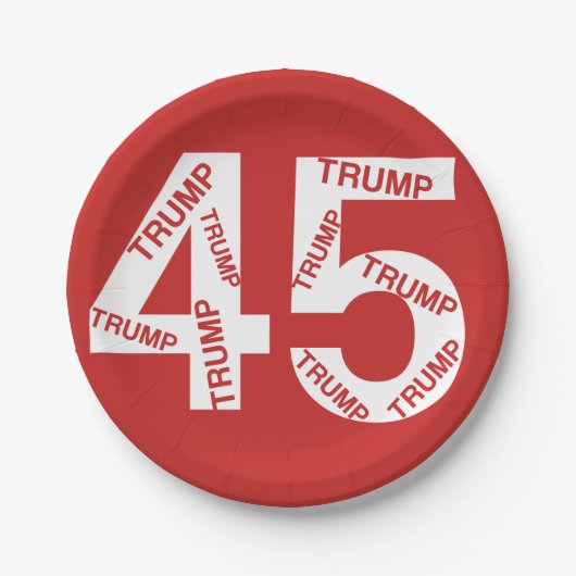 TRUMP 45th President of the USA Paper Bord (Voorkant)
