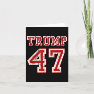 Trump 47 2024 Verkiezing Republikeinse Conservatie Kaart