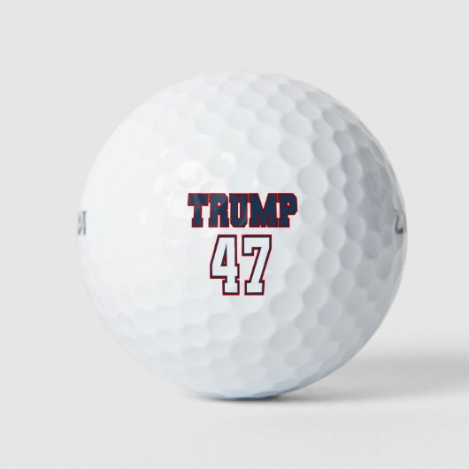 Trump 47 campagneballen golfballen (Voorkant)