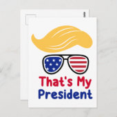 Trump 47 - Dat is mijn President Briefkaart (Voorkant / Achterkant)