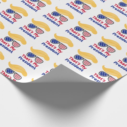 Trump 47 - Dat is mijn President Cadeaupapier (Hoek)