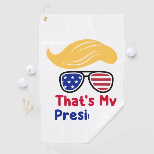 Trump 47 - Dat is mijn President Golfhanddoek (Insitu)