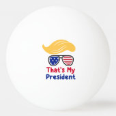 Trump 47 - Dat is mijn President Pingpongbal (Achterkant)