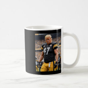 Trump 47 Fittsburgh voetballer grappig Koffiemok