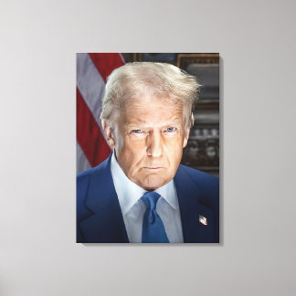 Trump 47: Iconische canvaskunst voor 2024 Canvas Afdruk