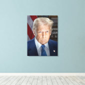 Trump 47: Iconische canvaskunst voor 2024 Canvas Afdruk (Insitu (Houten vloer))