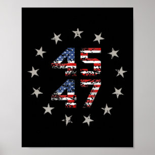 Trump 47 maakt Amerika weer groot Golf van United Poster