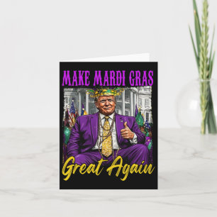 Trump 47 maakt Mardi Gras weer  Kaart