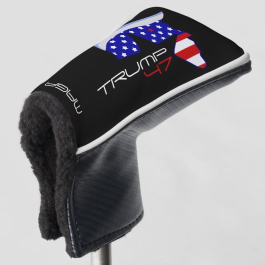 Trump 47 Maga Golf Head Cover (3/4 voorkant)