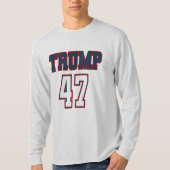Trump 47 Mannen-T-shirts T-shirt (Voorkant)