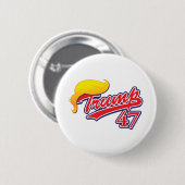 Trump-47-met-haar Ronde Button 5,7 Cm (Voorkant /achterkant)