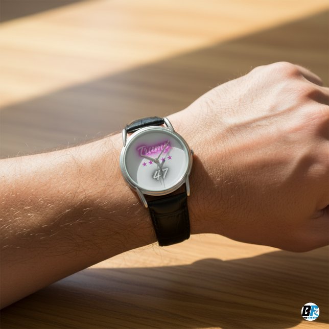  Trump 47 met vijfsterrenklassieker Elegant Horloge (Creator heeft geüpload)