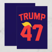 Trump 47 President Kaart (Voorkant / Achterkant)