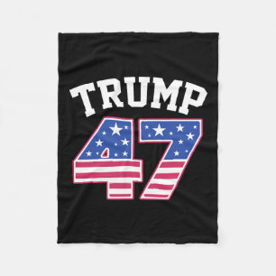 Trump 47-President kiest inauguratie Verenigde Sta Fleece Deken