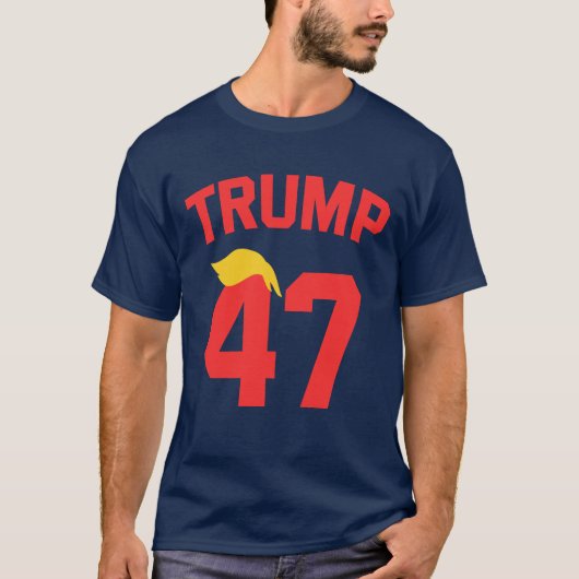 Trump 47 President T-shirt (Voorkant)
