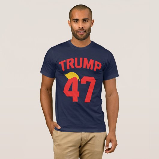 Trump 47 President T-shirt (Voorkant volledig)