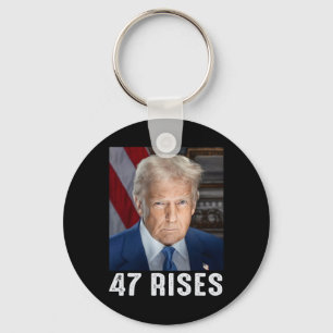 Trump 47 stijgt inaugurele foto van Donald Trump  Sleutelhanger
