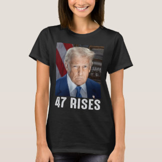 Trump 47 stijgt inaugurele foto van Donald Trump  T-shirt