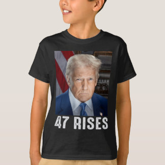 Trump 47 stijgt inaugurele foto van Donald Trump  T-shirt