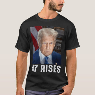 Trump 47 stijgt inaugurele foto van Donald Trump  T-shirt