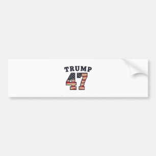 Trump 47 trotse Maga Amerikaanse inauguratiedag Bumpersticker