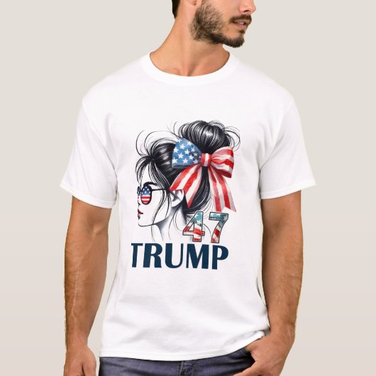 Trump 47 Trump 2024 Election T-shirt (Voorkant)