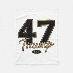 Trump 47 Trump 2024 Republikeinse Conservatief 47  Fleece Deken