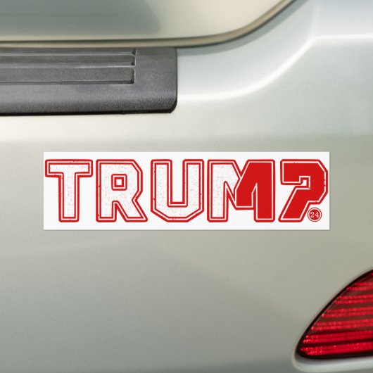 TRUMP 47 | TRUMP VANCE 2024 BUMPERSTICKER (Op auto)
