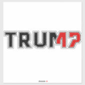 TRUMP 47 | TRUMP VANCE 2024 STICKER (Vel)