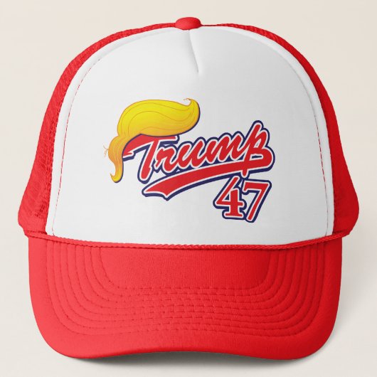 Trump-47-with-Hair Trucker Pet (Voorkant)