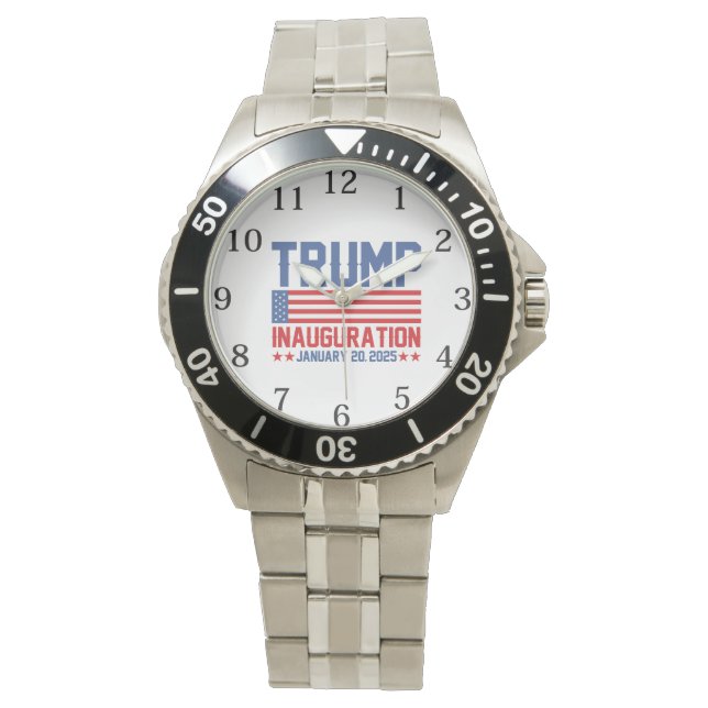 Trump 47e inauguratie 2025 horloge (Voorkant)