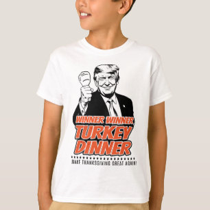 Trump 47e President Thanksgiving winnaar Turkije D T-shirt