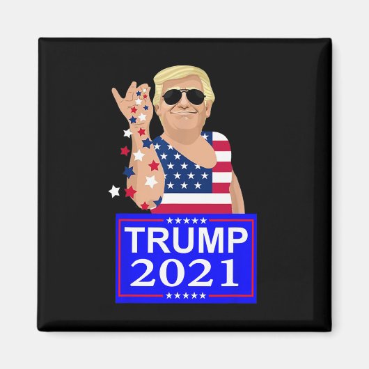 Trump 4 Ever Verkiezing Magneet (Voorkant)