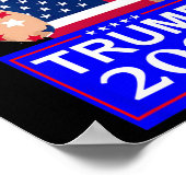 Trump 4 Ever Verkiezing Poster (Hoek)