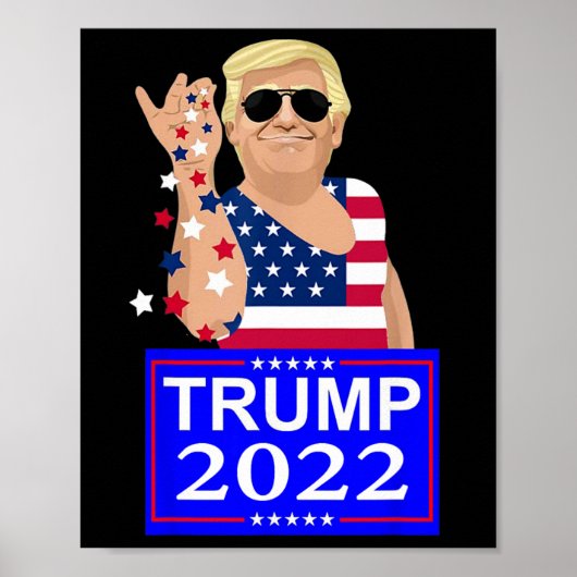 Trump 4 Ever Verkiezing Poster (Voorkant)