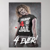 Trump 4 Jail Poster (Voorkant)