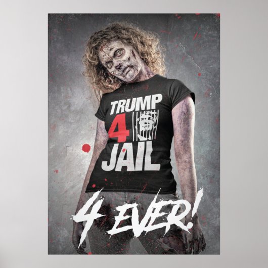 Trump 4 Jail Poster (Voorkant)